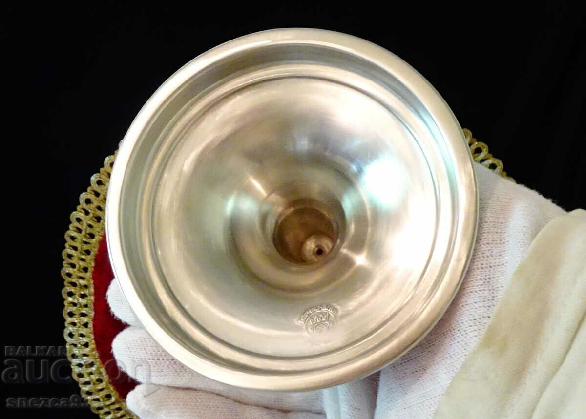 Lampă cu gaz Kosmos Brenner cu pictură Lorelei, cositorită - 6 Lampă cu gaz Kosmos Brenner cu pictură Lorelei, cositorită - 6