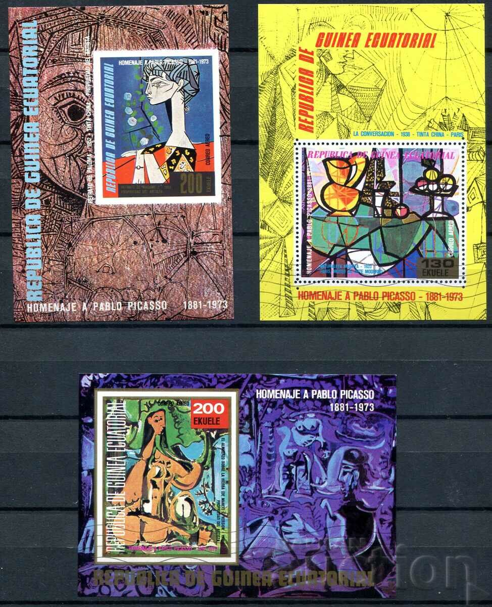 Equatorial Guinea MnH + CTO - Art, Picasso paintings