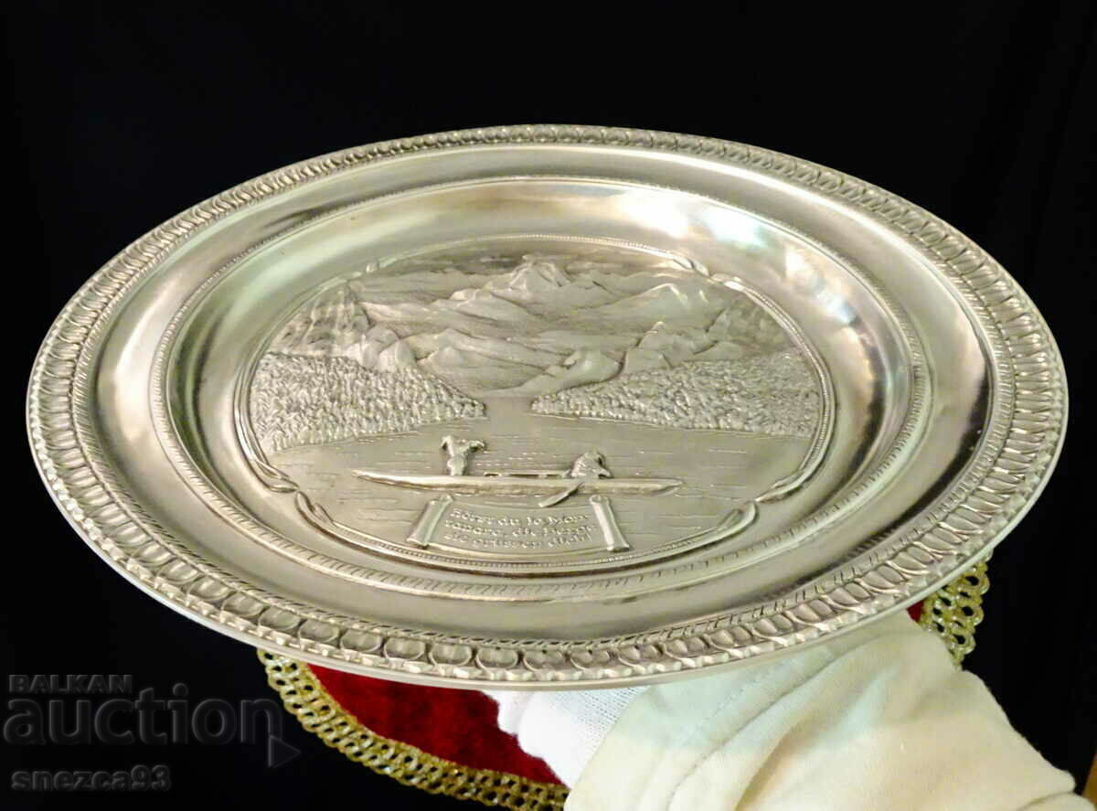 Delivery of Tin Plate, Relief Hunting Scene, Canada Delivery of Tin Plate, Relief Hunting Scene, Canada