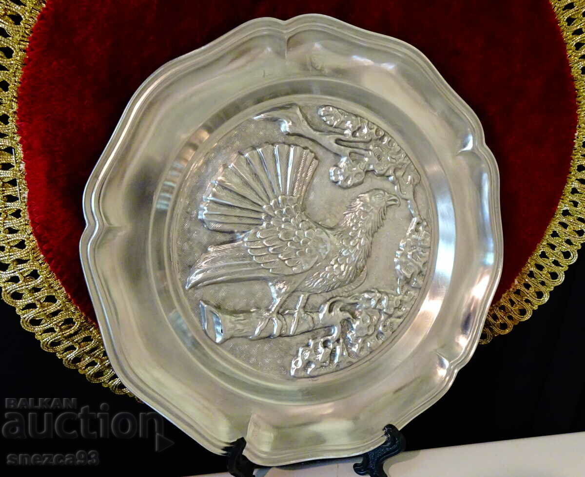 Πάνελ, τσίγκινη πλάκα τοίχου με ανάγλυφη καπαρκαλιά. με τιμή 39.00 BGN | € 19.94 Πάνελ, τσίγκινη πλάκα τοίχου με ανάγλυφη καπαρκαλιά. με τιμή 39.00 BGN | € 19.94