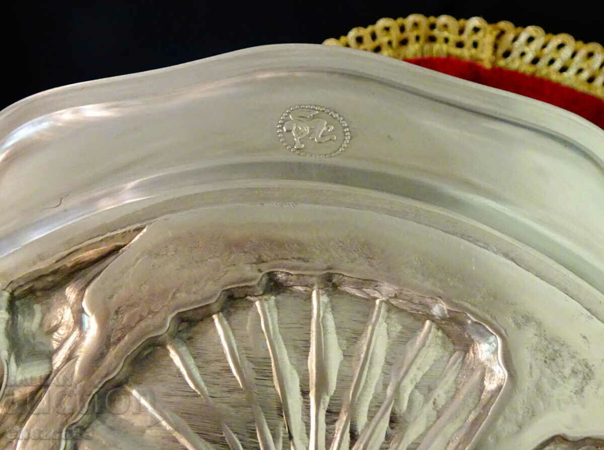 Πάνελ, τσίγκινη πλάκα τοίχου με ανάγλυφη καπαρκαλιά. - 6 Πάνελ, τσίγκινη πλάκα τοίχου με ανάγλυφη καπαρκαλιά. - 6