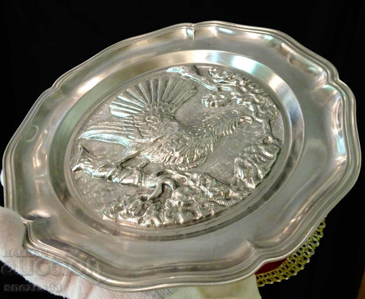 Πάνελ, τσίγκινη πλάκα τοίχου με ανάγλυφη καπαρκαλιά. - 7 Πάνελ, τσίγκινη πλάκα τοίχου με ανάγλυφη καπαρκαλιά. - 7