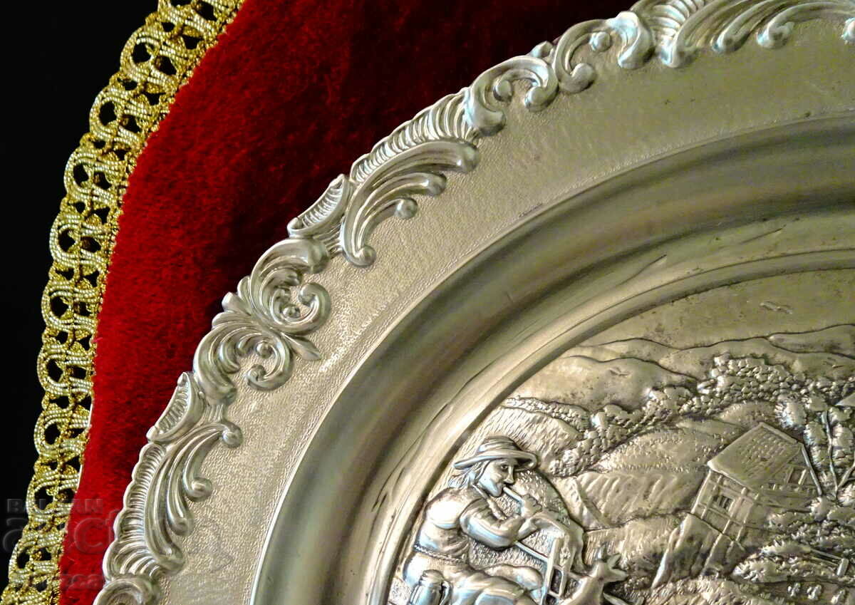 Auction Panel, tin wall plate Spring. Auction Panel, tin wall plate Spring.