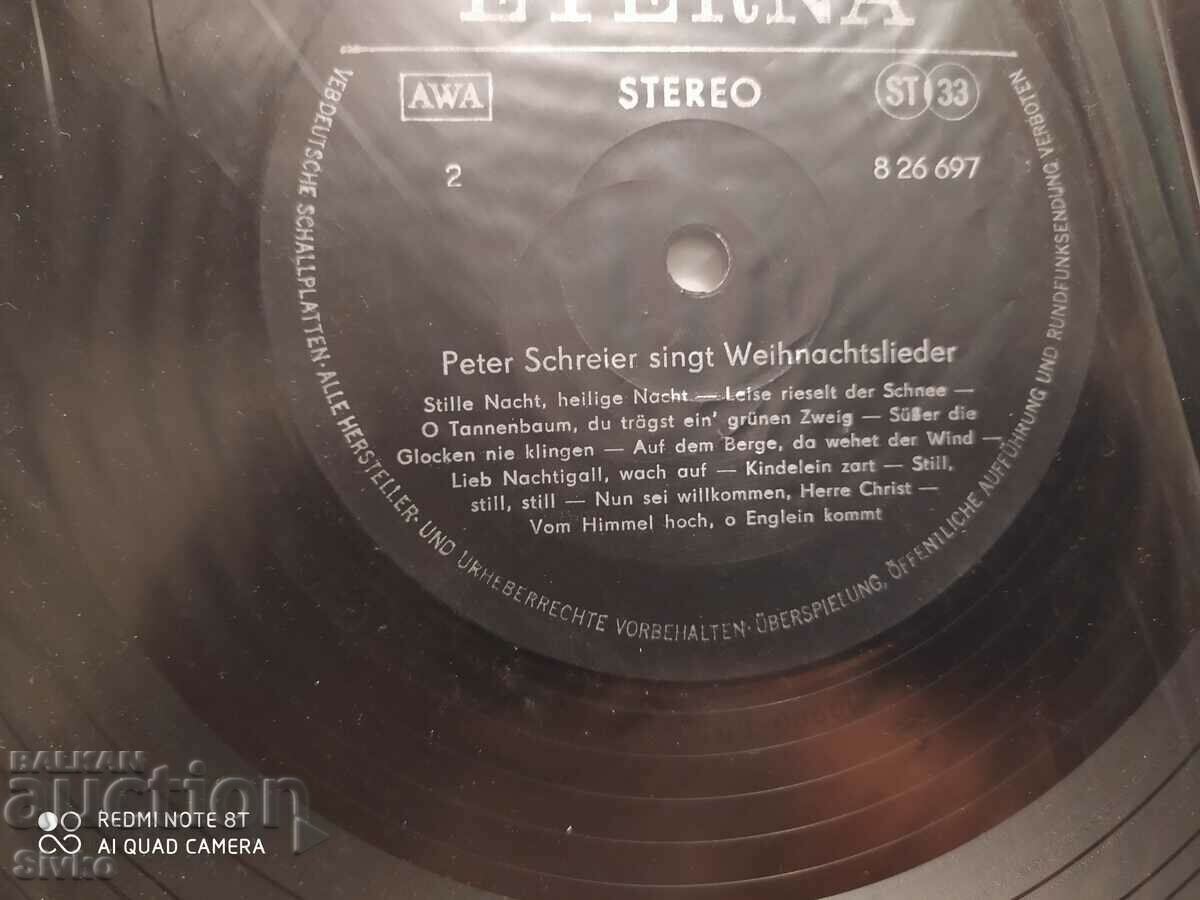 Auction Peter Jchreier gramophone record Auction Peter Jchreier gramophone record