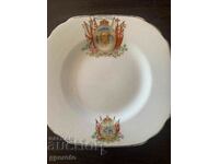 Rare English Plate - Queen Elizabeth's Coronation - 1937