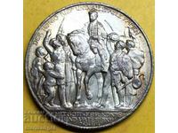 Германия 2 марки 1913 Вилхелм II Победа над Наполеон UNC