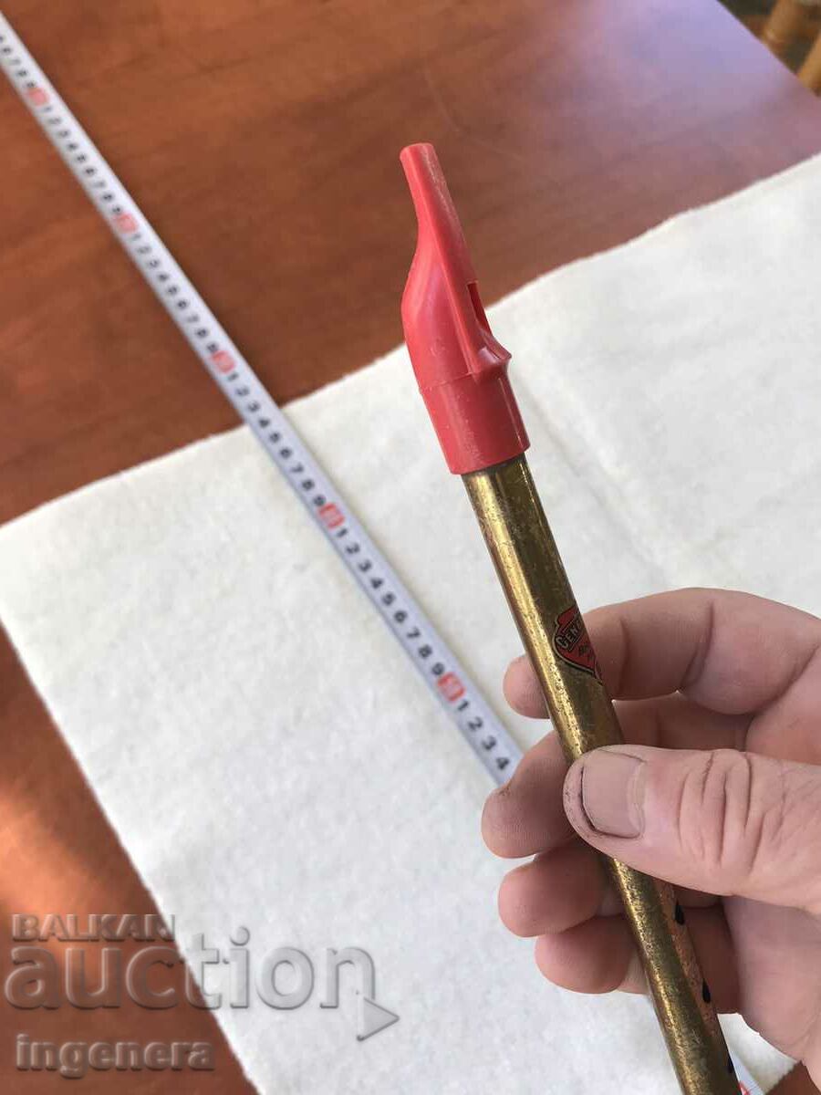 WHISTLE FLAGEOLET BRASS ENGLAND-Eb with price 25.00 BGN | € 12.78