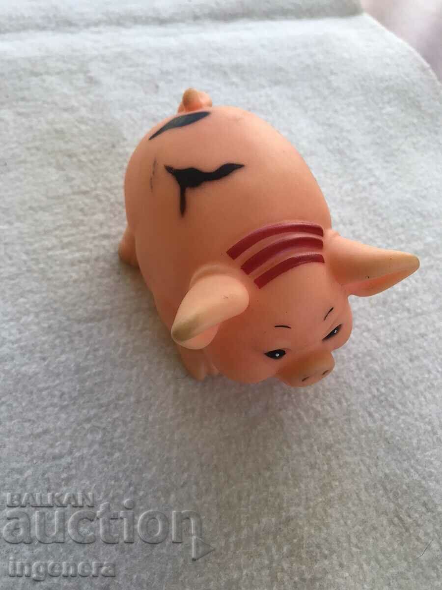Delivery of RUBBER TOY - PINK PIG Delivery of RUBBER TOY - PINK PIG