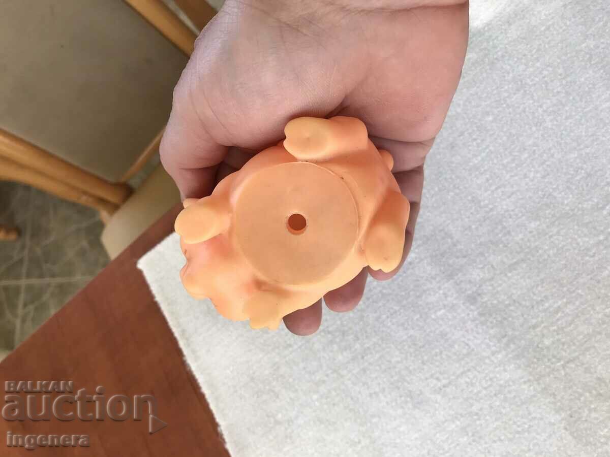 RUBBER TOY - PINK PIG - 5 RUBBER TOY - PINK PIG - 5