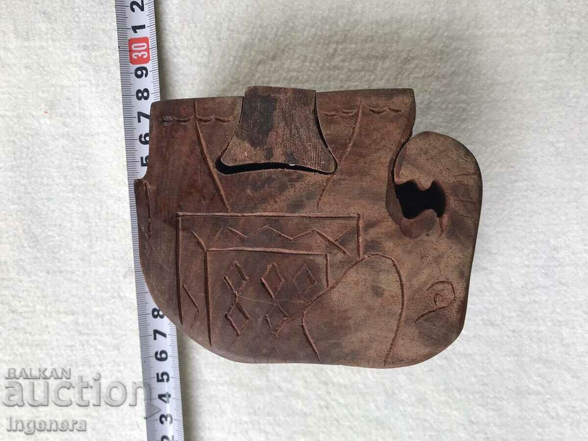 SOLID MAHOGANY ELEPHANT BOX FOR JEWELRY - 7 SOLID MAHOGANY ELEPHANT BOX FOR JEWELRY - 7