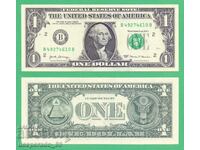 (¯`'•.¸   САЩ  1 долар 2017 (New York) UNC   ¸.•'´¯)