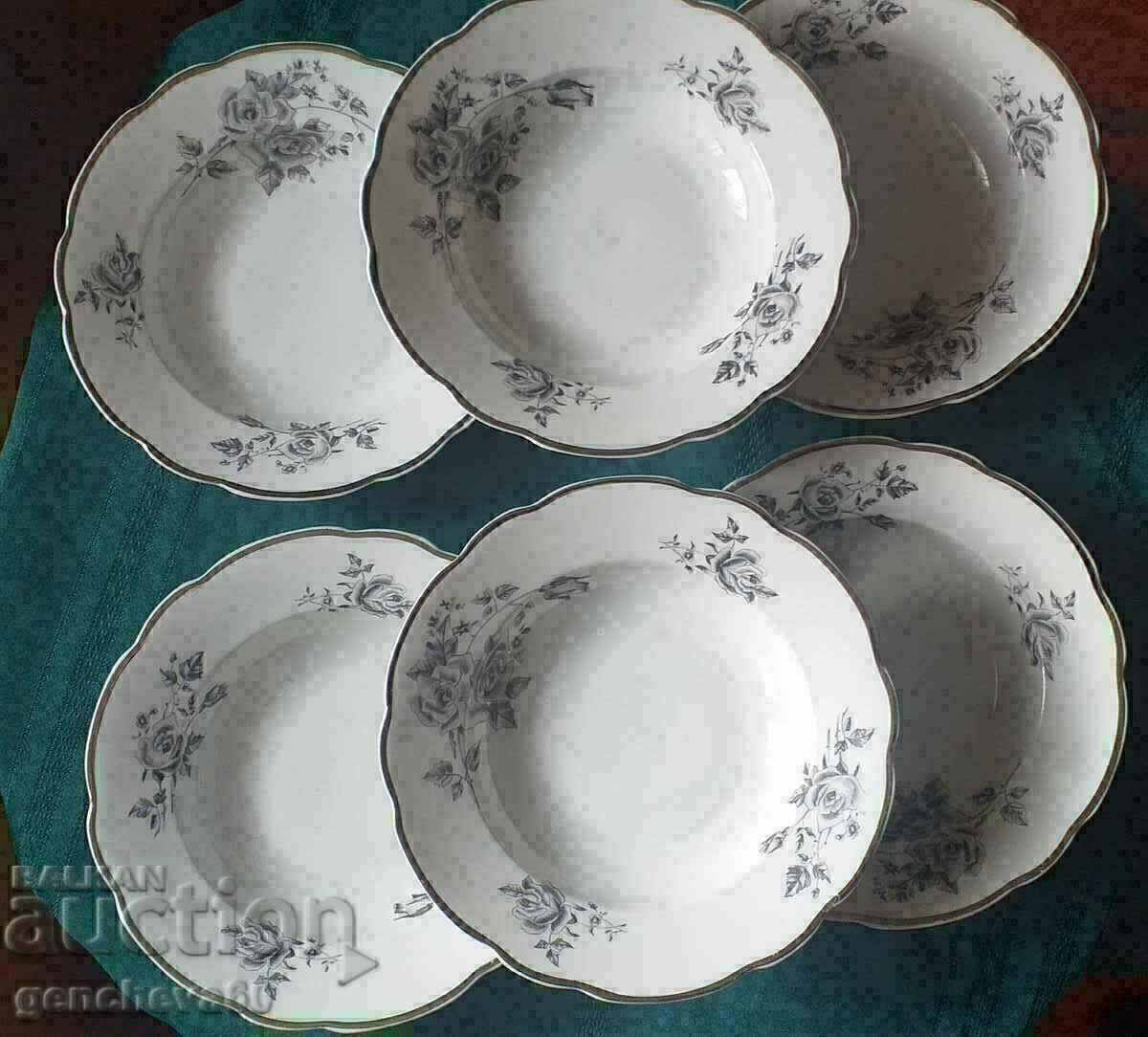 Set de sufragerie din portelan 20 buc Cmielow/Polonia - 6