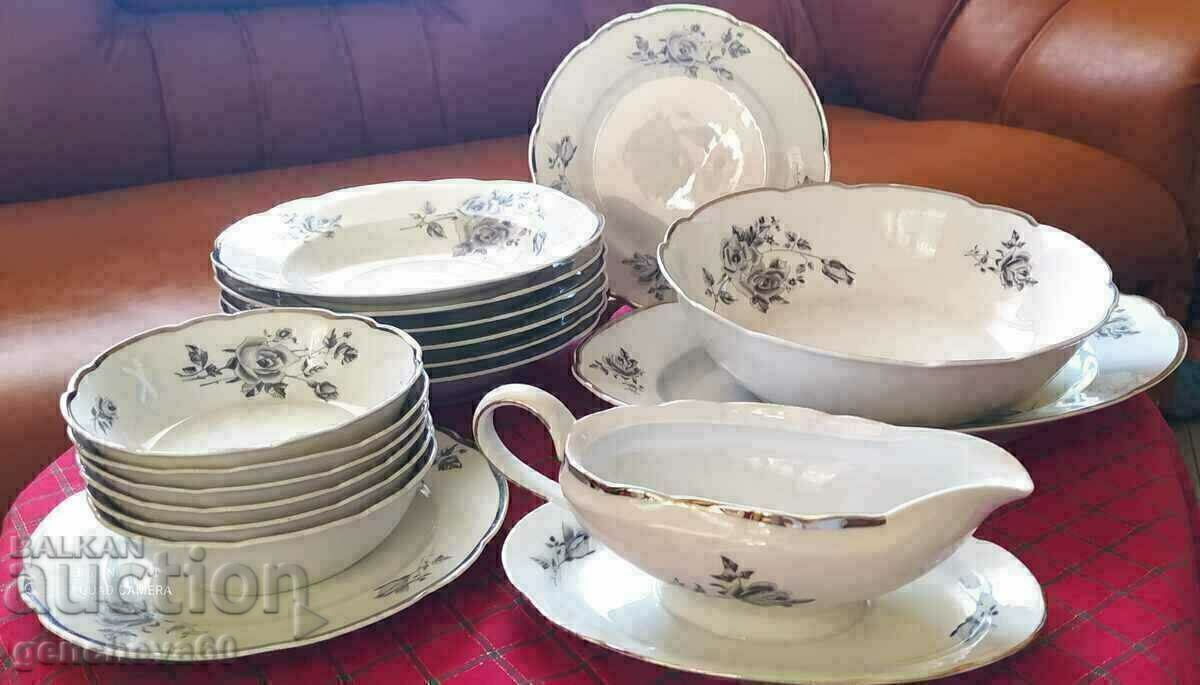 Set de sufragerie din portelan 20 buc Cmielow/Polonia
