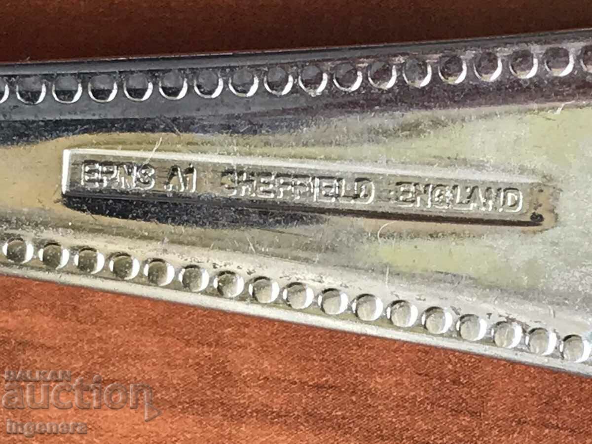 Auction  SPOON SILVER PLATED-EPNS A1-SHEFFIELD-ENGLAND-MARKING