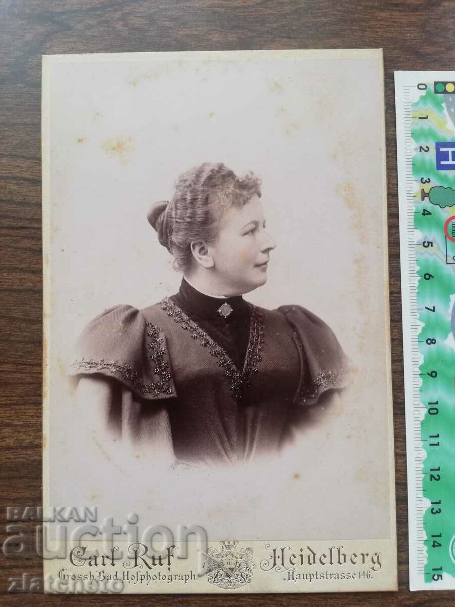 Old photo cardboard with price 10.00 BGN | € 5.11 Old photo cardboard with price 10.00 BGN | € 5.11