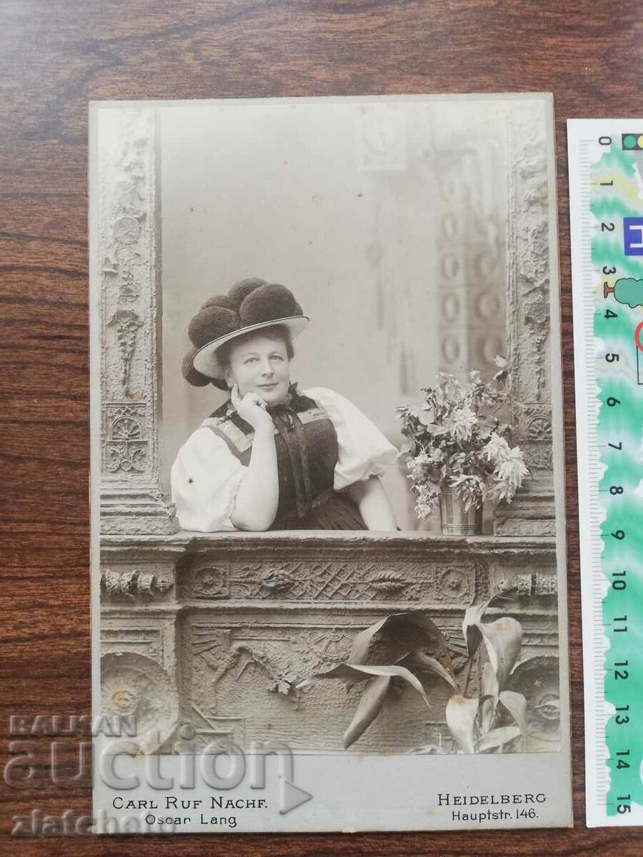 Old photo cardboard with price 10.00 BGN | € 5.11 Old photo cardboard with price 10.00 BGN | € 5.11
