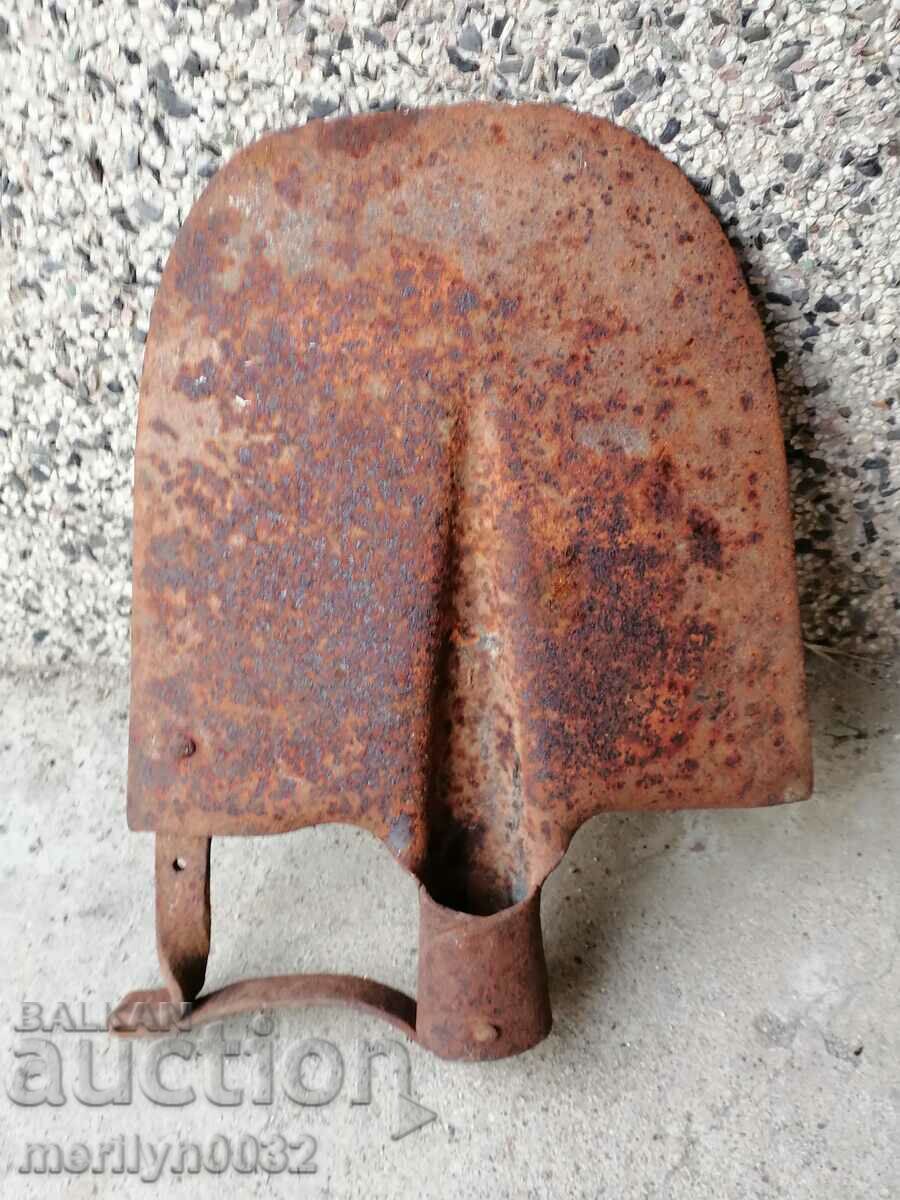 Old straight shovel, wrought iron - 5 Old straight shovel, wrought iron - 5