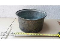 WROUGHT COPPER POT - COPPER - TIN PLATED