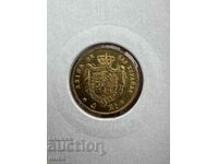 Gold coin Spain 4 Escudo 1867. Isabella II
