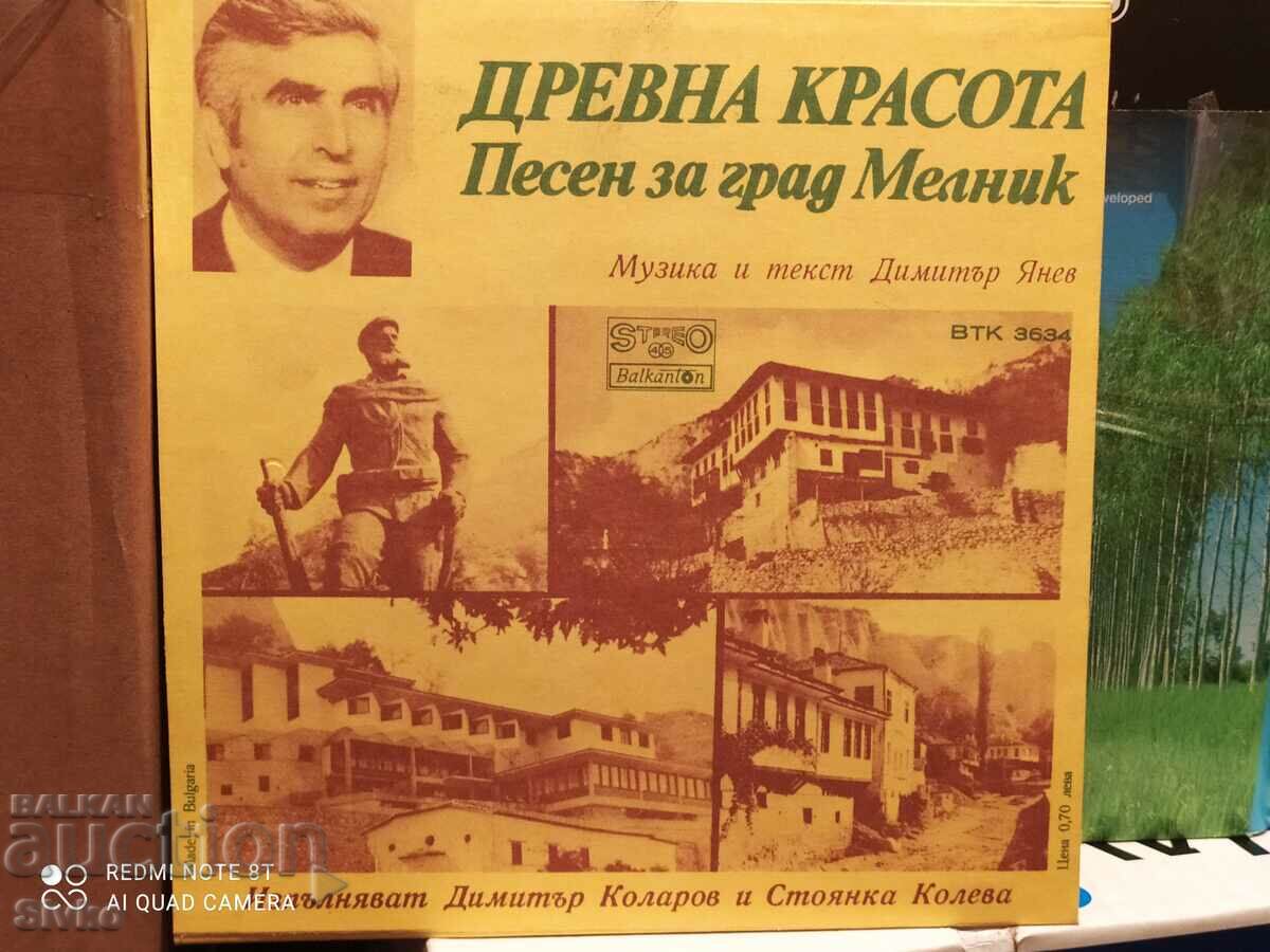 Gramophone record Songs about the cities of Sandanski and Melnik with price 9.99 BGN | € 5.11 Gramophone record Songs about the cities of Sandanski and Melnik with price 9.99 BGN | € 5.11