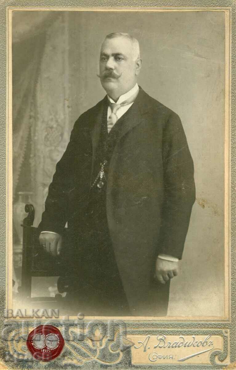 СТАРА ФОТОГРАФИЯ - КАРТОН - А.ВЛАДИКОВ - СОФИЯ - 1344 СТАРА ФОТОГРАФИЯ - КАРТОН - А.ВЛАДИКОВ - СОФИЯ - 1344