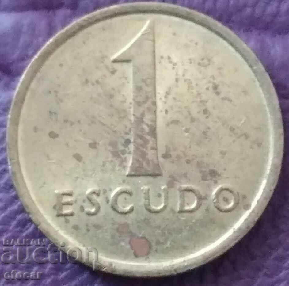 1 Escudo Portugalia 1985