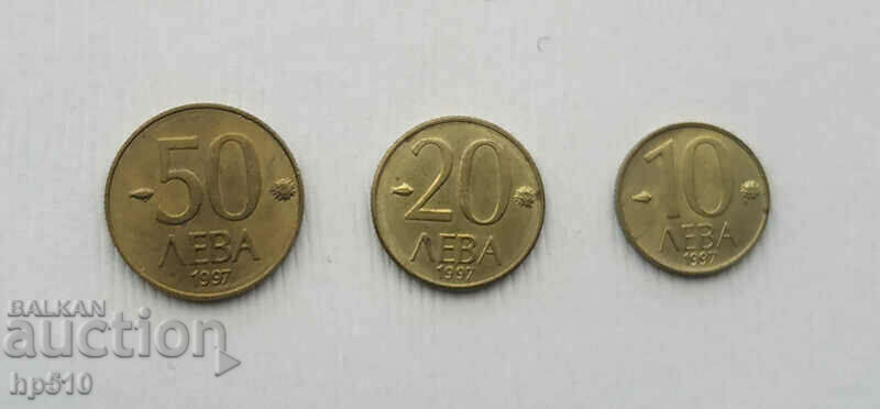 Bulgaria lot 10 BGN 20 BGN 50 BGN - 1997