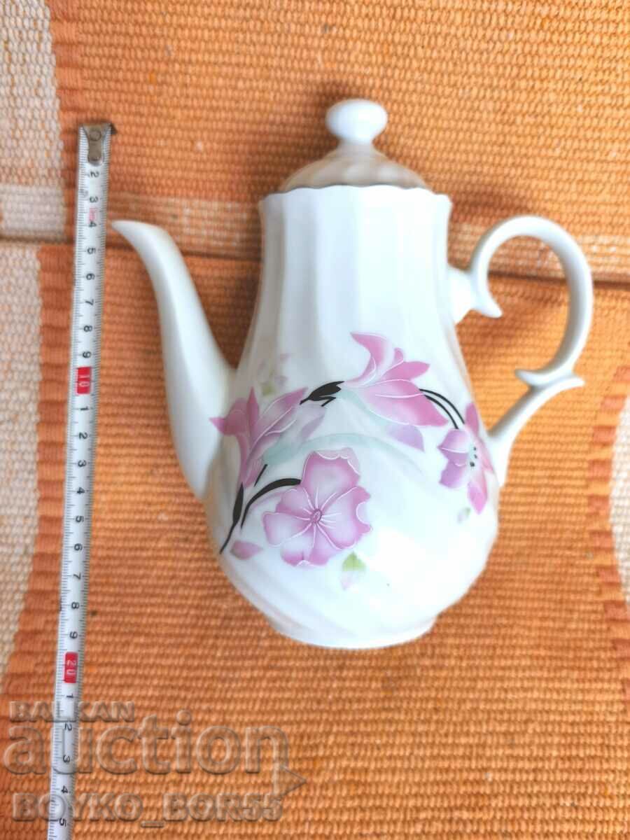 Auction Big Bulgarian Society Porcelain Jug Kitka Novi Pazar Auction Big Bulgarian Society Porcelain Jug Kitka Novi Pazar