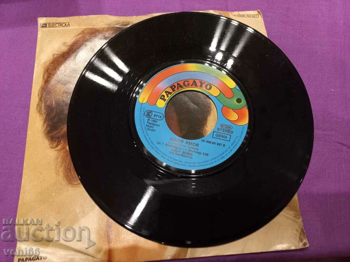 Gramophone record - small format Andy Borg with price 1.00 BGN | € 0.51 Gramophone record - small format Andy Borg with price 1.00 BGN | € 0.51