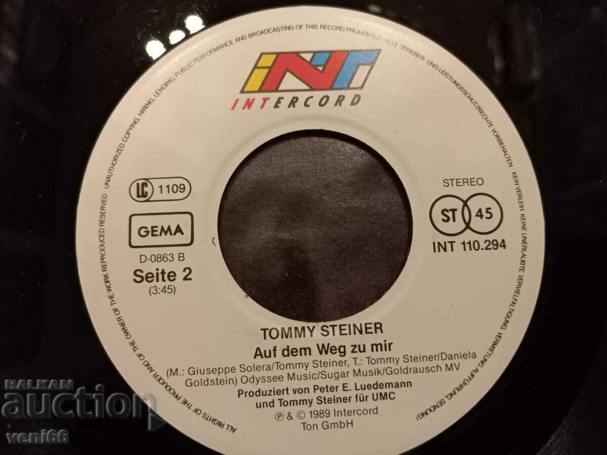 Auction Gramophone record - small format Tomi Steiner Auction Gramophone record - small format Tomi Steiner