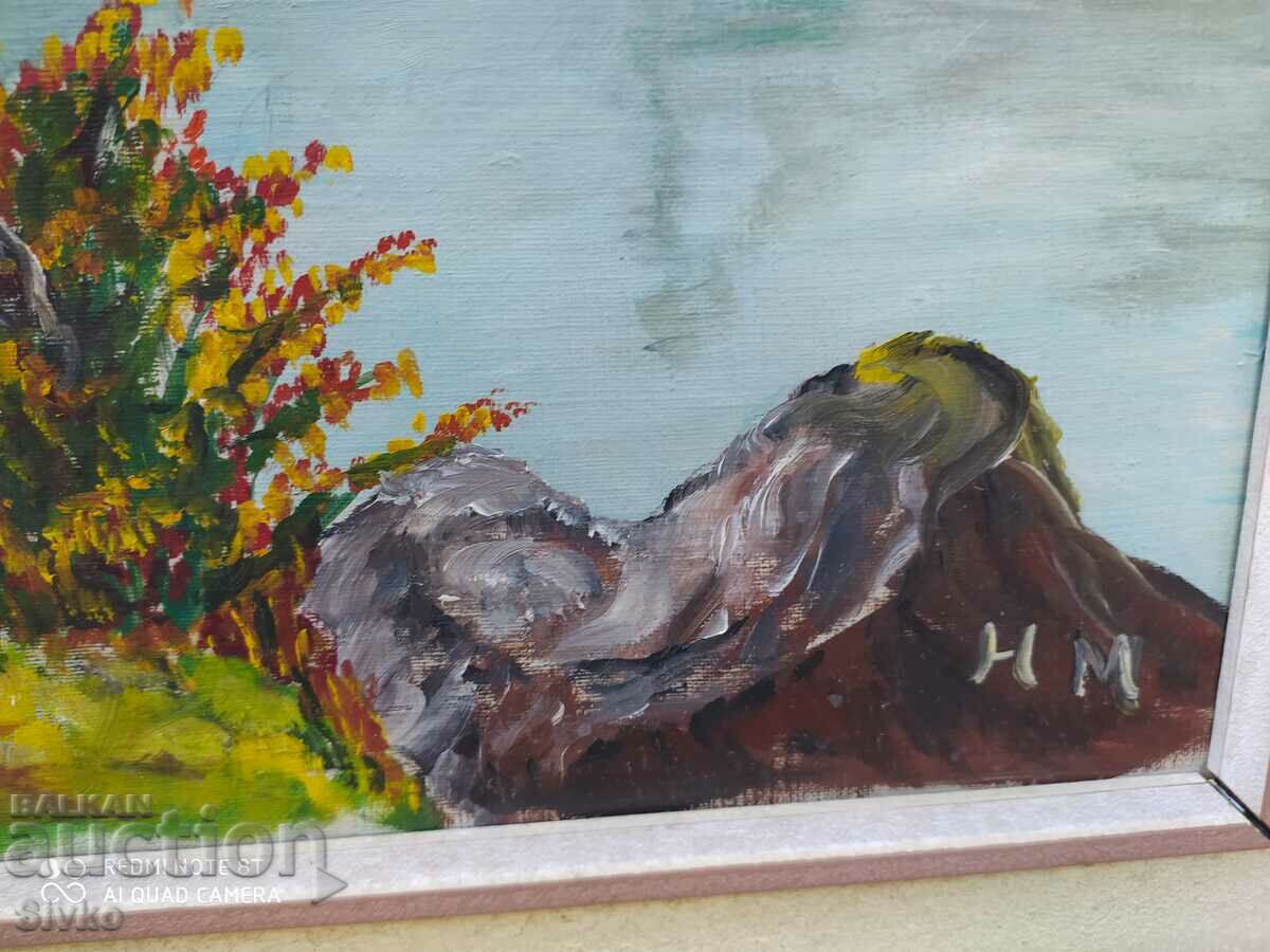 Auction Painting, canvas, oil, landscape, signed Auction Painting, canvas, oil, landscape, signed