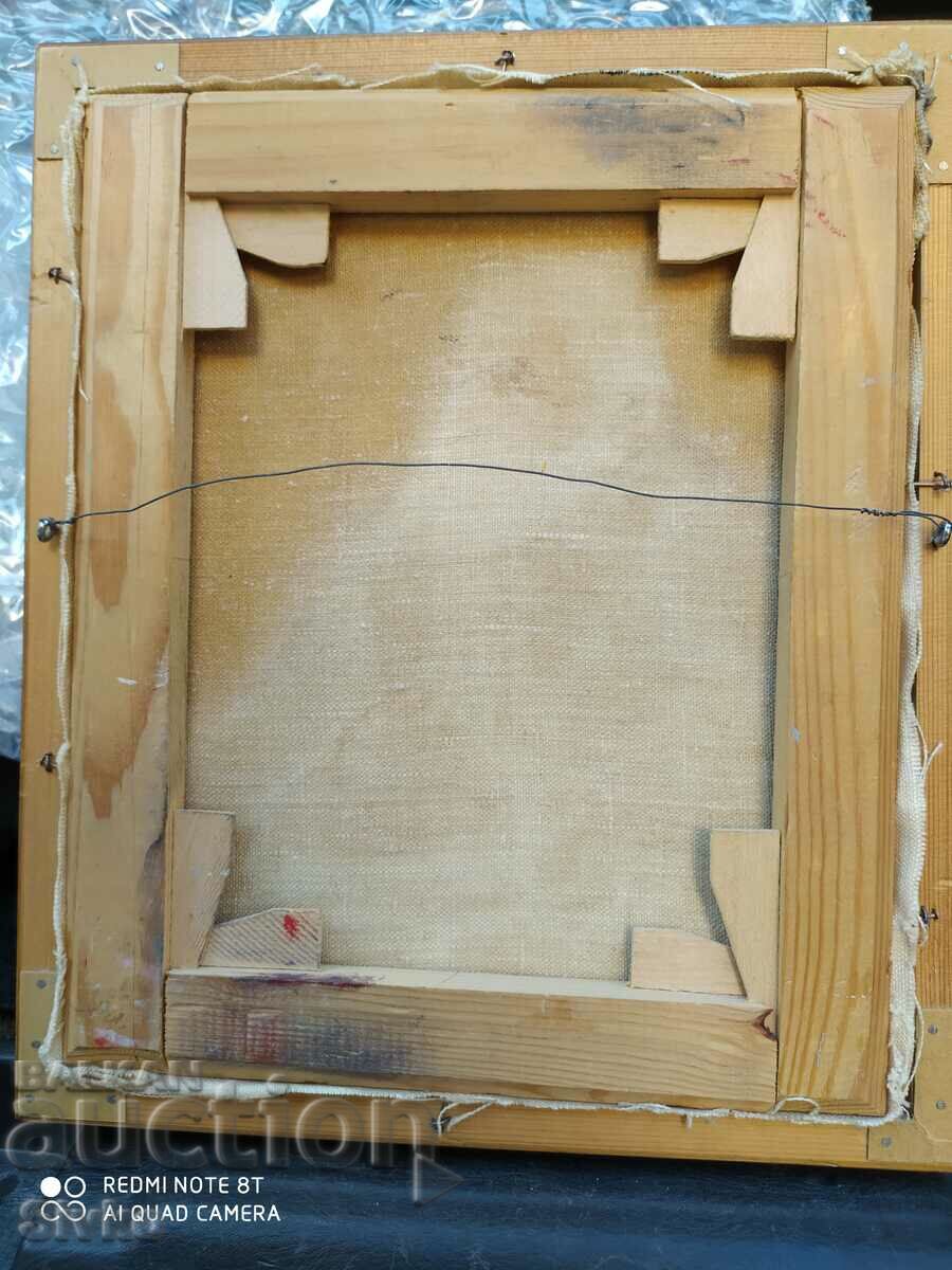 Delivery of Painting, canvas, oil, portrait of a man, signed Delivery of Painting, canvas, oil, portrait of a man, signed