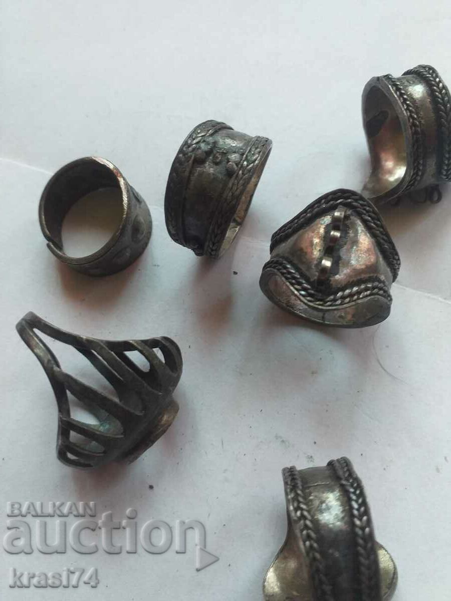 Old silver rings with price 70.00 BGN | € 35.79 Old silver rings with price 70.00 BGN | € 35.79