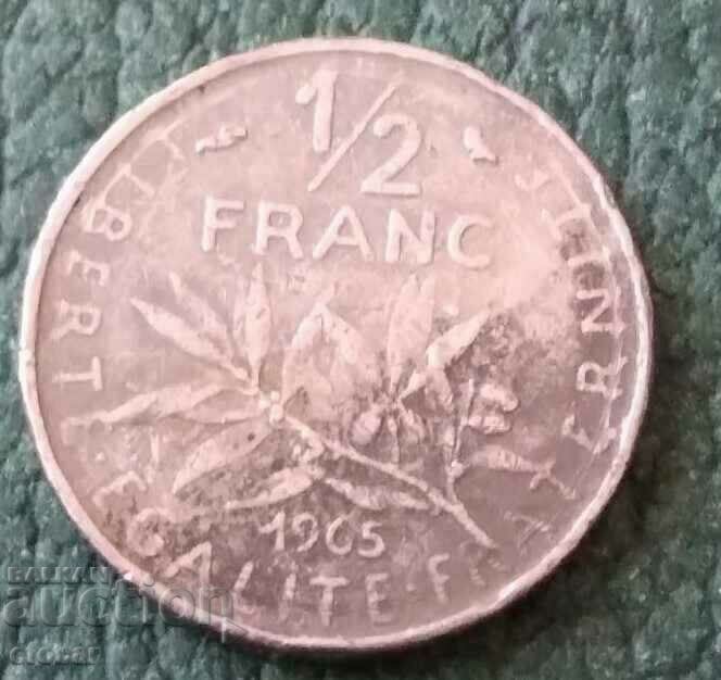 1/2 Franc France 1965