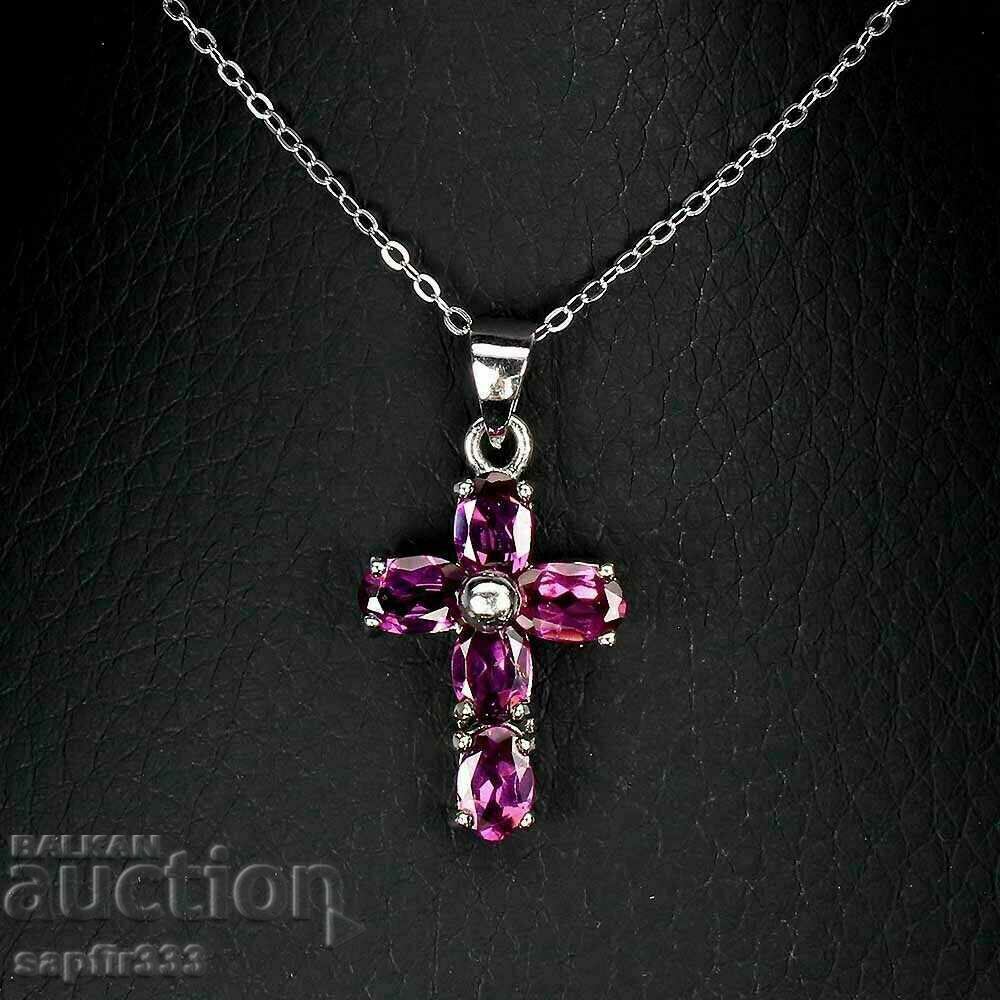 CROSS NATURAL RHODOLITE GARNETS UNISEX with price 137.00 BGN | € 70.05