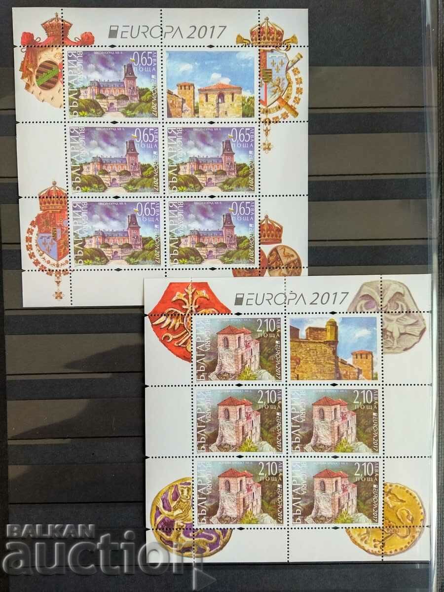 EUROPE 2017 – castles from 2017 No. 5300/01 m. sheet