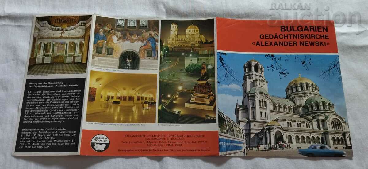 Auction TEMPLE-MONUMENT "AL. NEVSKY" BROCHURE GERMAN LANGUAGE 197.. Auction TEMPLE-MONUMENT "AL. NEVSKY" BROCHURE GERMAN LANGUAGE 197..