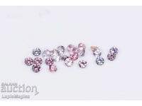 Pink spinel 1.3-1.5mm - price for 20 pieces