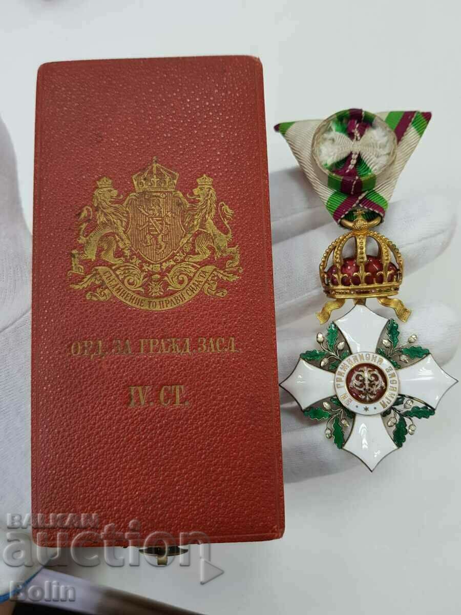 Rare princely Order of Civil Merit 4th cent.