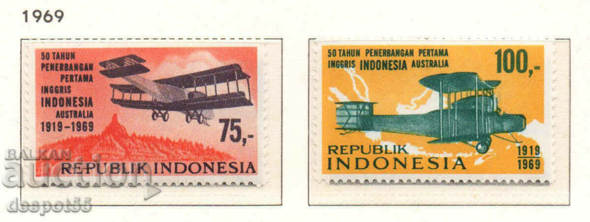 1969. Indonesia. The first England-Australia flight.