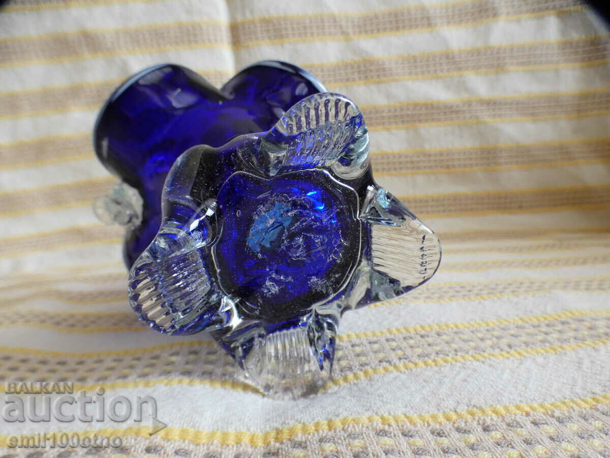 Handmade candy box - Murano glass basket - 5