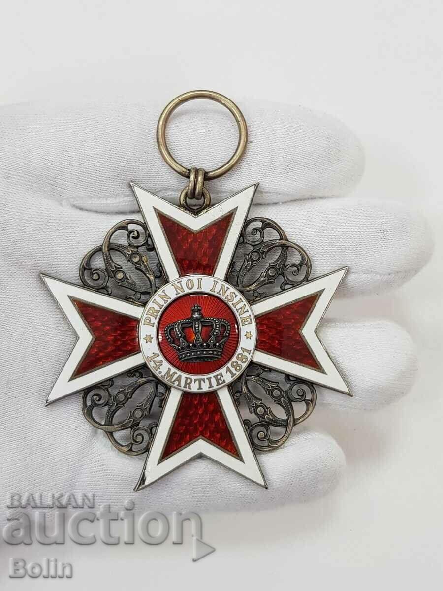 Foarte rară Marea Cruce Imperială Română - Ordinul Coroanei