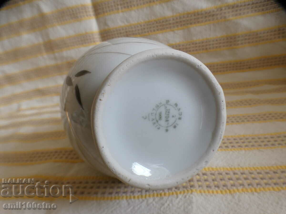 Jug shaped stylized bird old Bulgarian porcelain Isis - 6 Jug shaped stylized bird old Bulgarian porcelain Isis - 6