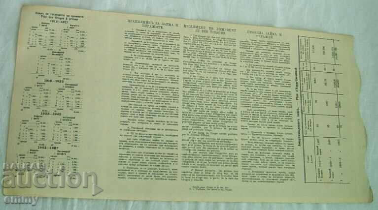 Delivery of Bulgarian "Red Cross" bond for 20 gold leva Delivery of Bulgarian "Red Cross" bond for 20 gold leva