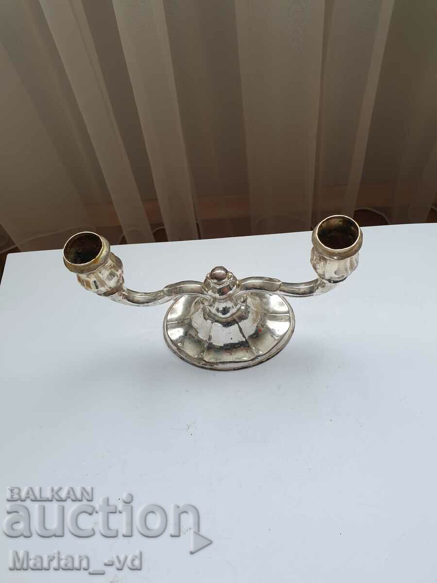 Auction  Serrated candleholder