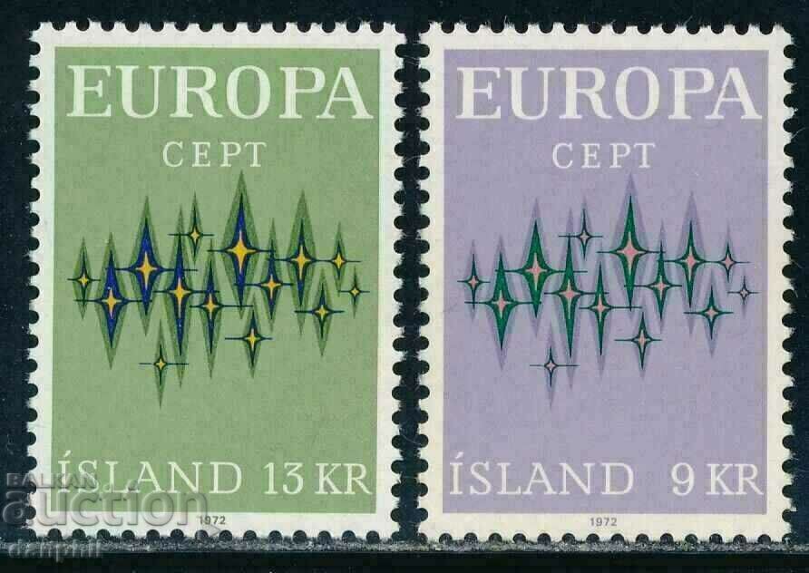 Исландия 1972 Eвропа CEПT (**) чиста, неклеймована