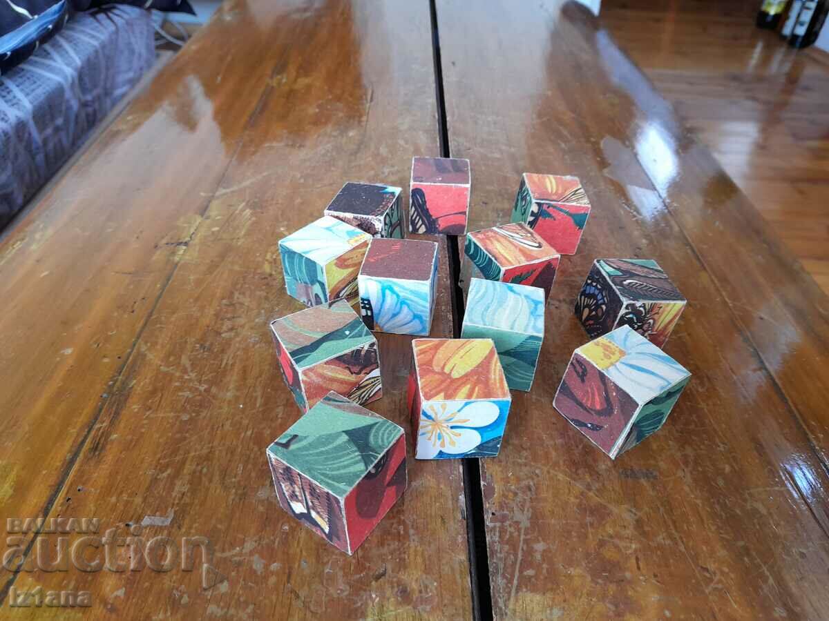 Delivery of An old childish game with cubes Delivery of An old childish game with cubes