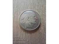 50 франка 1951 Белгия сребро