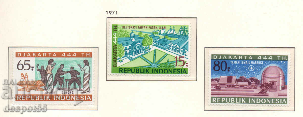 1971. Indonesia. Jakarta's 444th anniversary.