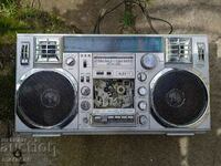 Old radio cassette player